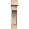 Ekena Millwork Westlake Block Smooth Bracket w/ Offset Brace, Douglas Fir, 7 1/2"W x 28"D x 32"H BKT0806X28X32WTL05SDF - alternate 2